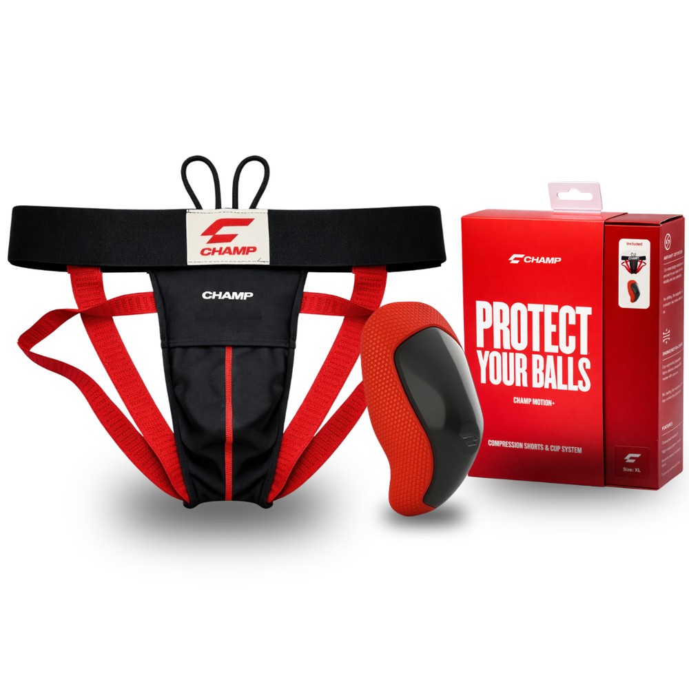 CHAMP Motion+ Jock & Cup System with packaging