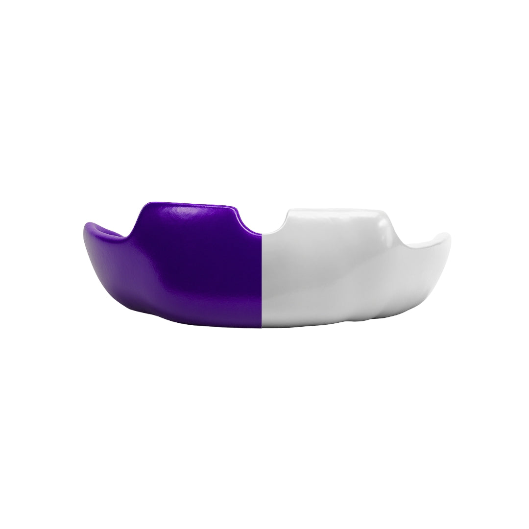 Classic Purple & White Design Mouthguard